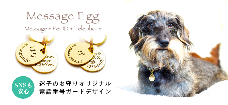 真鍮迷子札 Message Egg